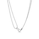 Lipsleek Long Oval Multi-Strap - Silver