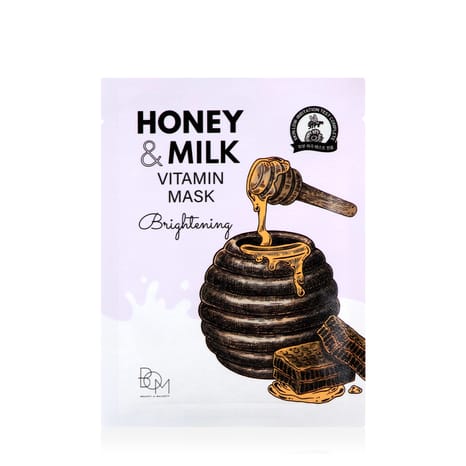 [SC-00008219] Honey & Milk Vitamin Brightening Mask - 10 pcs (25g)