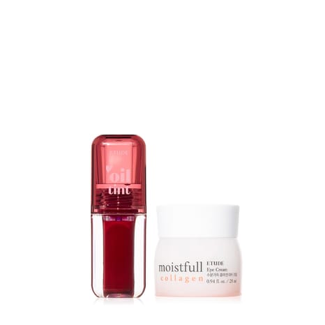 [BDL-036347] Moistfull Collagen Eye Cream & Lip Oil Set - 2 pcs