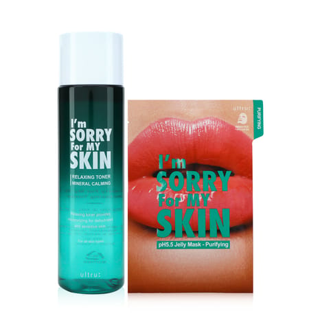 [BDL-036330] I'm Sorry For My Skin Jelly Mask & Toner Set - 2 pcs