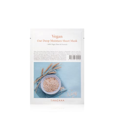 Vegan Oat Deep Moisture Sheet Mask - 5 Sheets