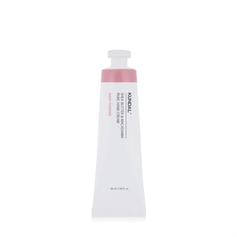 Shea Butter & Macadamia Pure Hand Cream with Baby Powder - 50ml