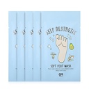 Self Aesthetic Soft Foot Mask - 5 pairs