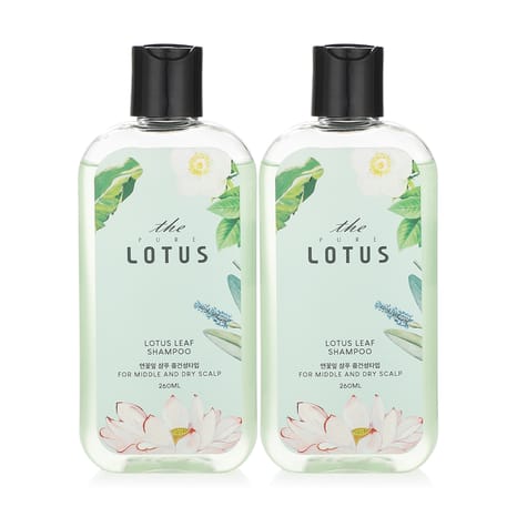 [BDL-036720] Lotus Leaf Shampoo For Middle and Dry Scalp Set - 2 pcs