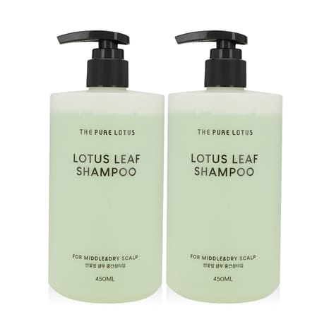 [BDL-036721] Lotus Leaf Shampoo for Middle & Dry Scalp Set - 2 pcs