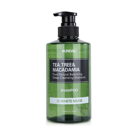 Tea Tree & Macadamia Shampoo with White Musk - 500ml