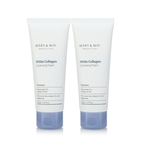 [SC-00009355] White Collagen Cleansing Foam Duo - 2x150ml