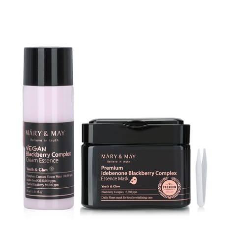 Blackberry Cream Essence & Sheet Mask Set - 2 pcs