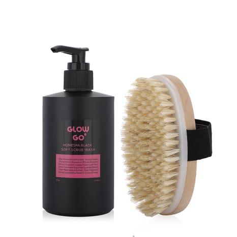 Homespa Scrub Wash & Body Brush Set - 2 pcs