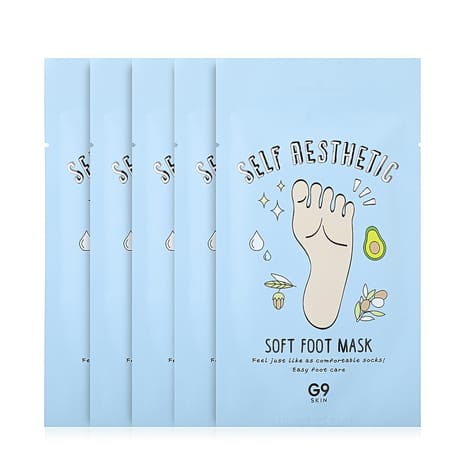[SC-00005370] Self Aesthetic Soft Foot Mask - 5 pairs
