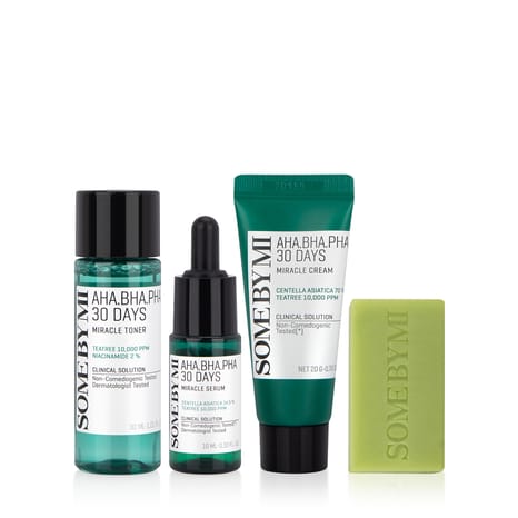 AHA, BHA, PHA 30 Days Miracle Starter Limited Set - 4 pcs